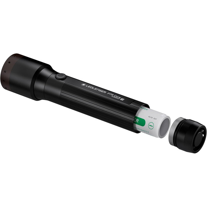 Ліхтар Ledlenser P7R Core універсальний, 1400 лм, LED, акумулятор 21700, IP68, фокус, дальність 300 м, USB-зарядка, постійне світло