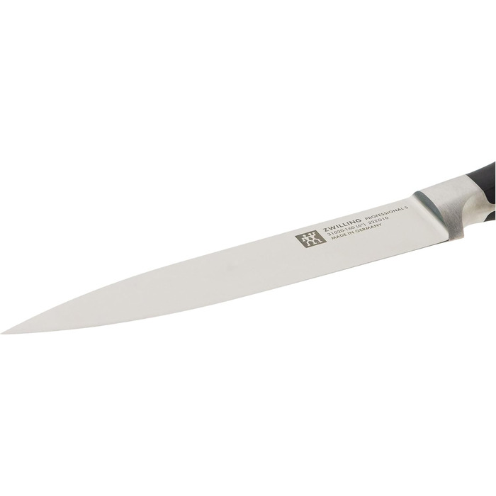 Ніж для м'яса ZWILLING Professional S, 16 см, нержавіюча сталь, пластиковий руків'я з заклепками, чорний, зроблено в Німеччині