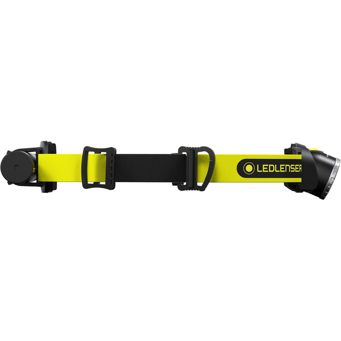 Налобний ліхтар Ledlenser iH8R 600 люмен, акумуляторний, з кріпленням на шолом, сумка, зарядка USB, для роботи в рукавичках