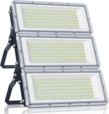 Світлодіодний прожектор YIQIBRO 100W, 10000Лм, IP67, холодне біле світло 6500K, для вулиці, саду, гаража, фабрики, спортивних майданчиків