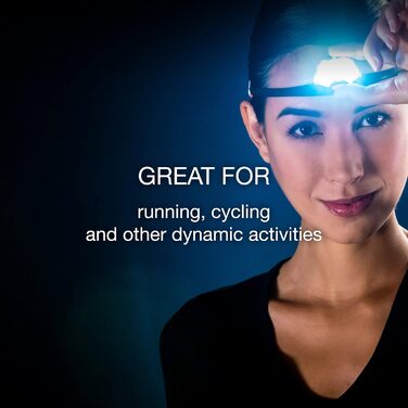 Налобний ліхтар PETZL IKO чорний, універсальний розмір, для чоловіків і жінок