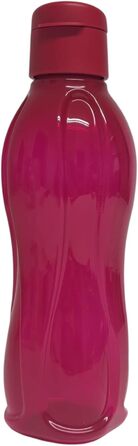 Пляшка для води Tupperware Eco To Go 750 мл, глибоко-червона, підходить для газованої води, Flip Top кришка, преміум-пластик
