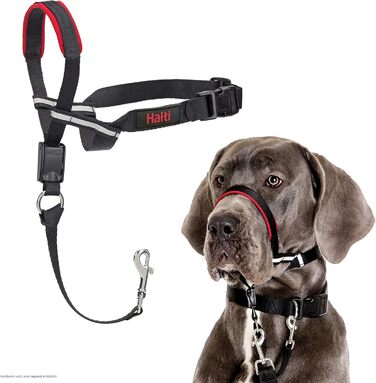 HALTI Optifit повідковий нашийник для великих собак, анти-тяг, з м'якою накладкою на ніс, регульований, легкий