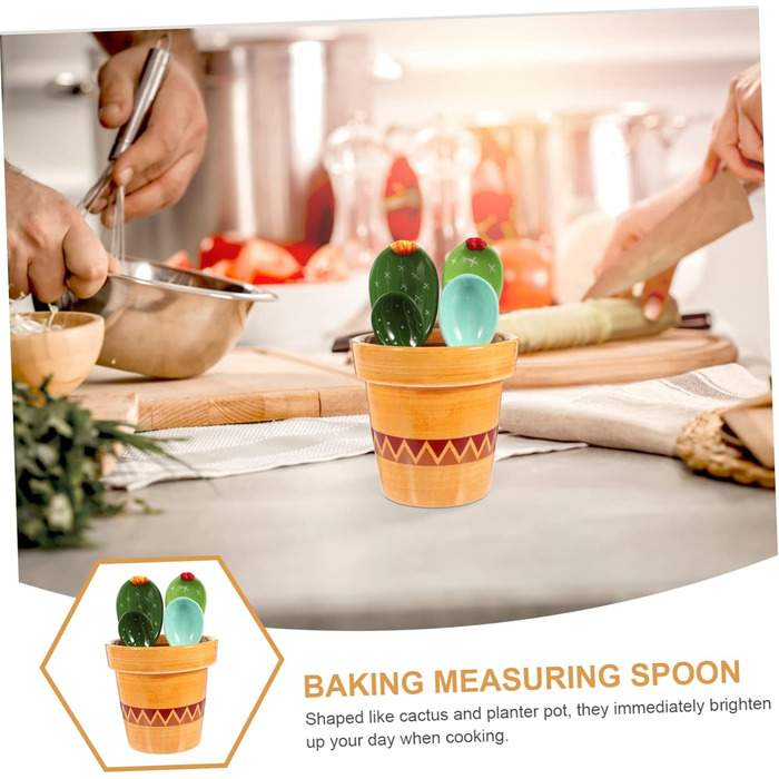 Набір мірних ложок PHENOFICE Cactus, кераміка, кольори в асортименті