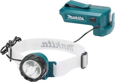 Лобовий ліхтар Makita DML800 LED, 14,4-18В, 100 люмен, без акумулятора та зарядного, з 120 см кабелем, регульований на 90°, для інструментів Makita