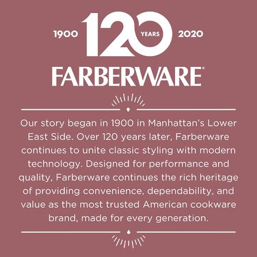 Форма для випікання 12 маффінів Farberware, антипригарна, червоне золото/червоний
