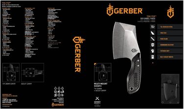 Ніж туристичний Gerber Tri-Tip з чохлом, лезо 7,5 см, 30-001665