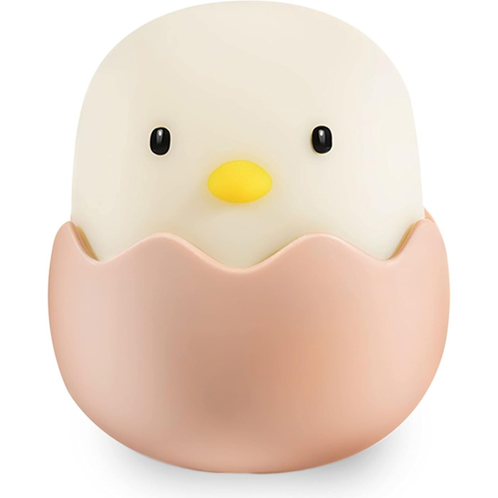Дитячий LED нічник MegaLight Eggy Egg з RGB-підсвіткою, сенсорним керуванням, таймером і USB-зарядкою, безпечний для немовлят, нічна лампа для дитячої кімнати