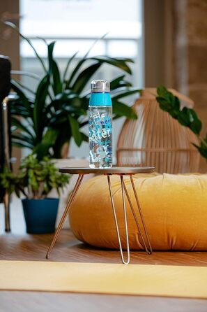 Пляшка для води alfi Tritan 700 мл, BPA Free, герметична, підходить для газованої води, для спорту, школи та подорожей, можна мити в посудомийці, колір Water Blue
