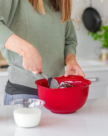 Преміальний кондитерський шпатель KitchenAid з нержавіючої сталі з силіконовою насадкою для тіста