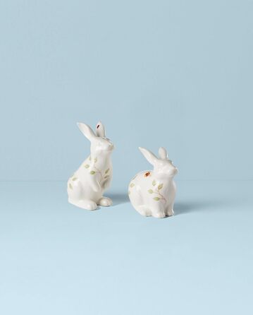 Набір солонка і перечниця Lenox Butterfly Meadow Bunny, порцеляна, різнокольоровий