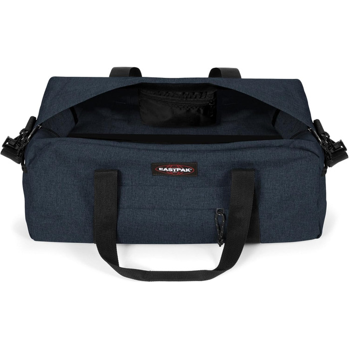 Дорожня сумка Eastpak Stand+, 34 л, 53×25×24 см, тройний денім, синя