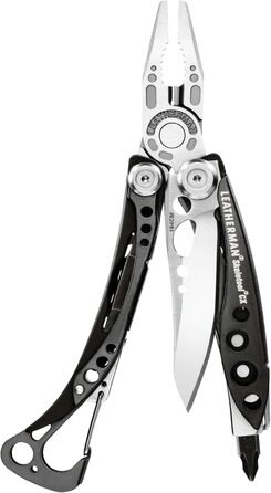 Мультитул Leatherman Skeletool CX 7-в-1 для кемпінгу та виживання, нержавіюча сталь, чорний