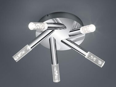 Світильник для ванної Trio Leuchten Bolsa LED, 3.2 Вт, хром, прозорий акрил з бульбашками