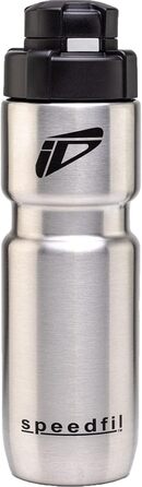 Вакуумна термобутилка Speedfil Speedflask з нержавіючої сталі для велосипедистів і спорту, з кришкою 2.0, срібляста