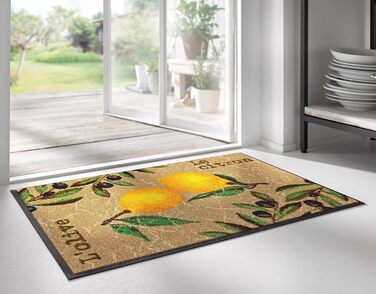 Килимок wash+dry Le Citron 50x75 см для підлоги, для внутрішнього та зовнішнього використання, праний, брудозахисний
