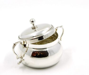 Королівська цукорниця Sheffield Silver у сучасному стилі – високоякісна посріблена цукорниця Royal Family