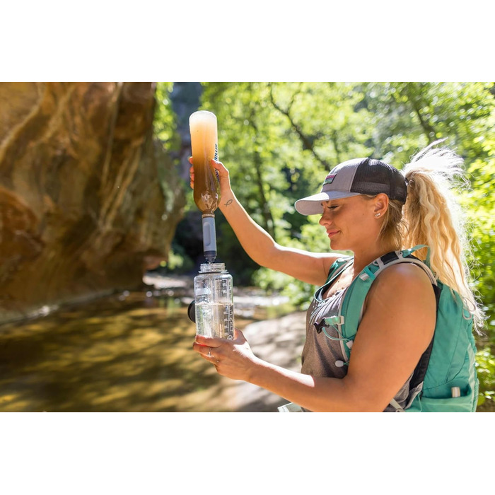 Фільтр для води LifeStraw Peak Solo – персональний соломинковий фільтр для подорожей, кемпінгу, туризму та виживання, видаляє бактерії, паразитів і мікропластик