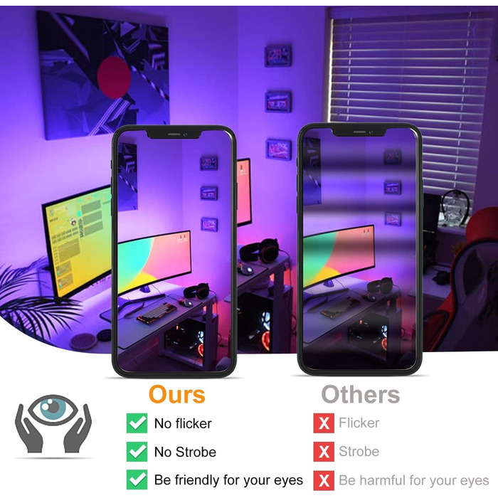 Розумний RGB LED прожектор ChangM 30W, 4 шт, Bluetooth керування, IP66, водонепроникний, для вулиці, саду, 16 млн кольорів