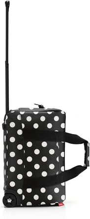 Reisenthel Allrounder Trolley на колесах Frame Dots White – універсальна дорожня сумка з 2-ступеневою телескопічною ручкою, для подорожей, роботи та відпочинку