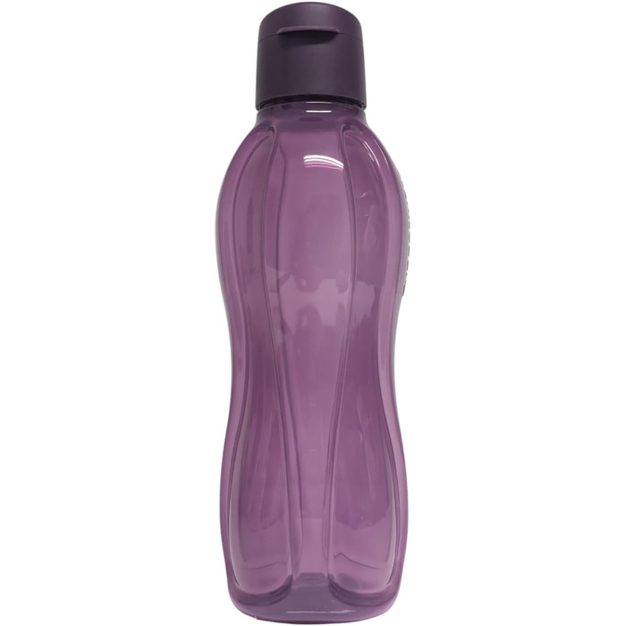 Пляшка для води Tupperware Eco To Go 1 л з кришкою Flip Top, фіолетова, екологічна