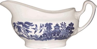 Соусник Churchill Blue Willow Georgian, 350 мл, порцеляна, синій малюнок