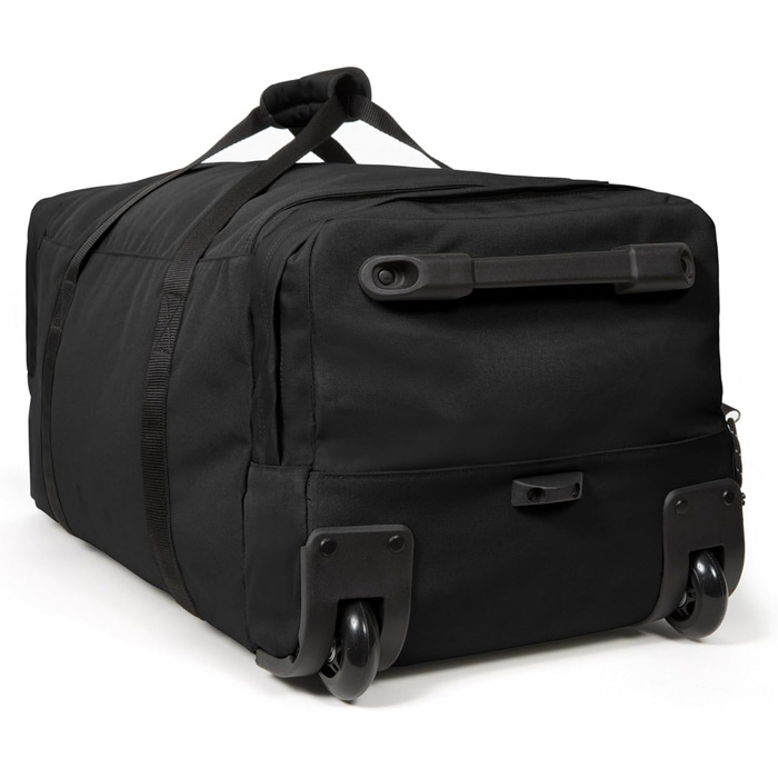 Сумка дорожня Eastpak Leatherface M+ 69 л, чорна, 68.5x32.5x34.5 см