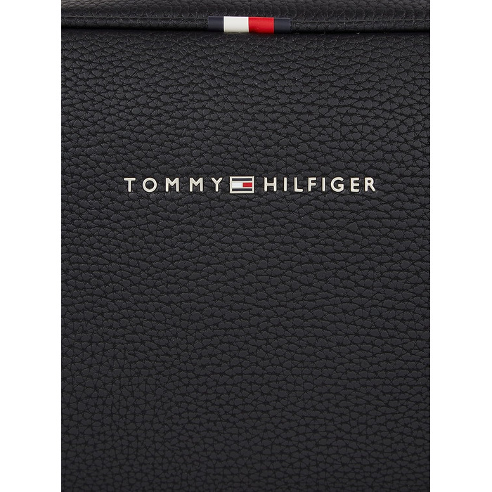 Чоловіча косметичка Tommy Hilfiger Essential з екошкіри, чорна, дорожня, преміум-якість