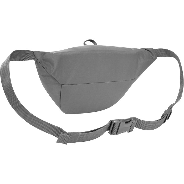 Поясна сумка Tatonka Funny Bag M, міцна, з великим відділенням на блискавці, боковими та передньою кишенями, сіра (Titan Grey)