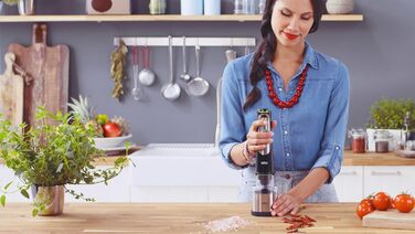 Насадка Braun MQ 60 для кави та спецій, 350 мл, нержавіюча сталь, аксесуар EasyClick для блендерів Braun MQ 3 та MQ 5