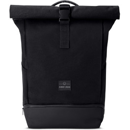Рюкзак Johnny Urban Allen Medium чорний, водостійкий, 15 л, ролтоп з відділенням для ноутбука, унісекс, для міста, університету та велосипеда, екологічний