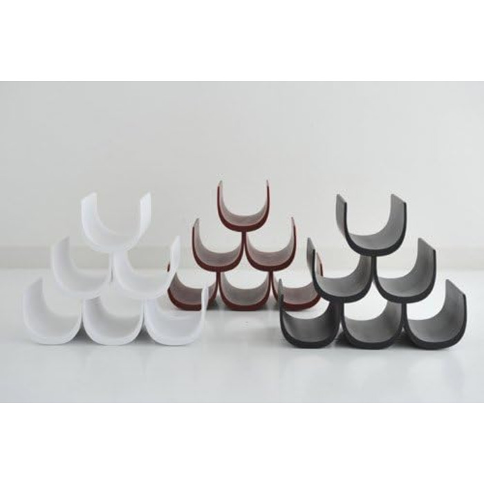 Alessi Noè модульна полиця для пляшок, термопластик, червона, 15,5x10x11,5 см