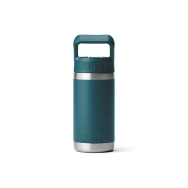 Дитяча пляшка YETI Rambler Jr. 340 мл з трубочкою, морська синь (Agave Teal), термостійка, для води та напоїв