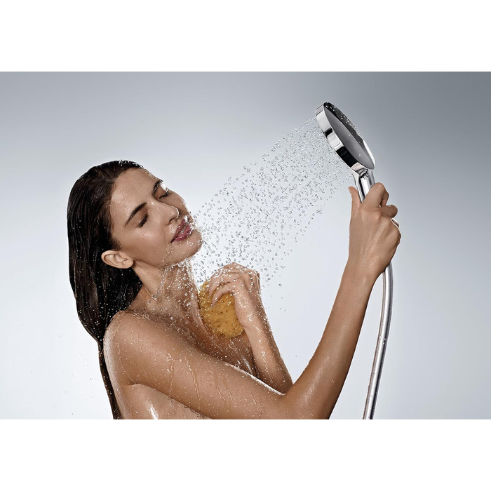 Душова лійка hansgrohe Raindance Select S, 3 режими, антикальк, білий/хром