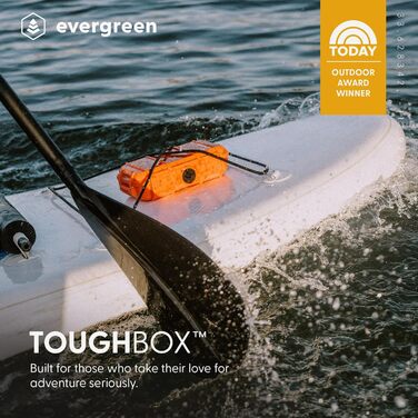 Водонепроникний захисний кейс Evergreen 56 для подорожей, риболовлі, туризму, спорту, зберігання камер, телефонів, ножів, EDC (червоний, Mil Spec, Made in USA)