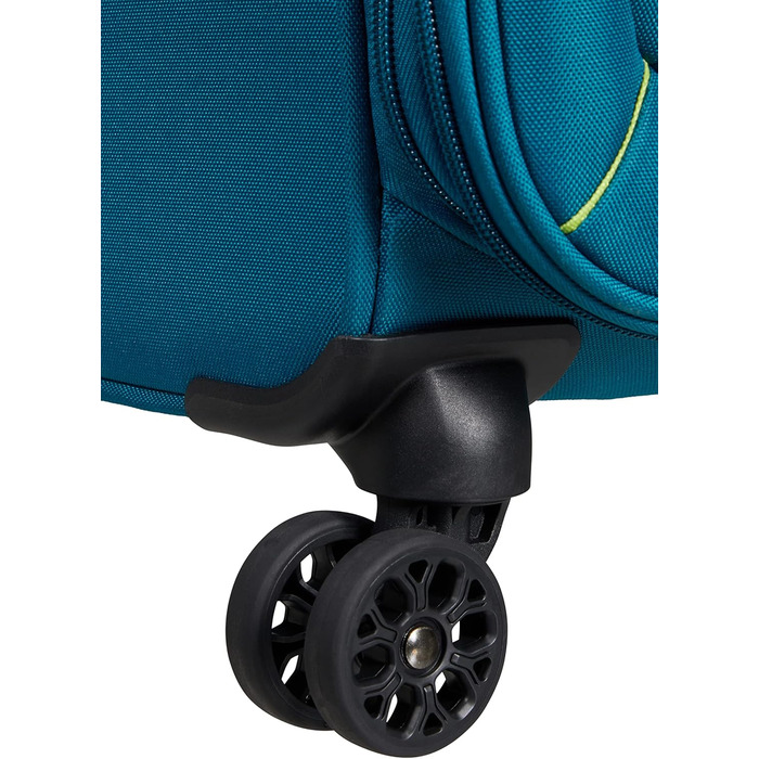Валіза American Tourister Hyperspeed Spinner L розширювана, 80 см, 109/116 л, бірюзова (Deep Teal), поліпропілен