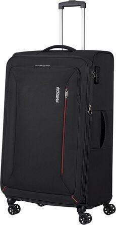 Валіза American Tourister Hyperspeed розширювана, 80 см, 109/116 л, бірюзова (Deep Teal) або чорна (Jet Black), Spinner L