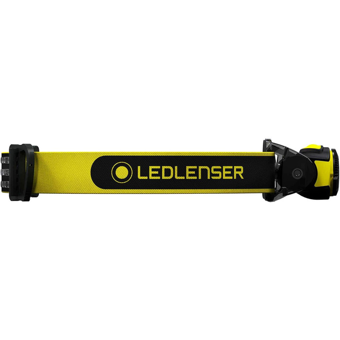Професійний налобний ліхтар Ledlenser iH5R з кріпленням на шолом і чохлом, 600 люмен, акумуляторний, USB-зарядка, 158 г, зручний для роботи в рукавичках