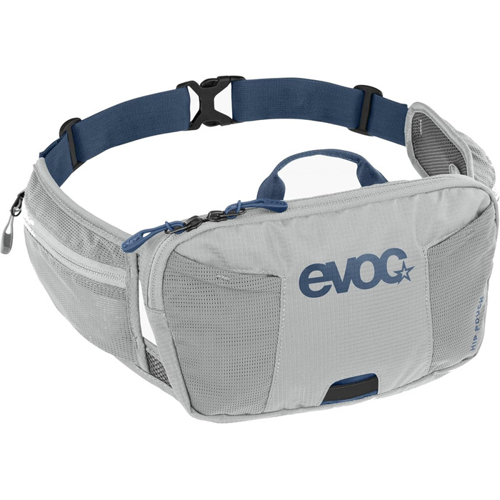 Поясна сумка EVOC HIP Pouch 1 для велопрогулянок, 1 л, з системою вентиляції AIR PAD, додатковими кишенями та регульованим поясом