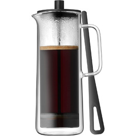 Френч-прес WMF Coffee Time 0,75 л, подвійне скло, для кави, на 6 чашок, скляний, можна мити в посудомийній машині