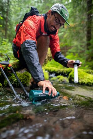 Пляшка-фільтр LifeStraw Go 650 мл (темно-бірюзова) для очищення води