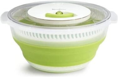 Сушарка для салату Moulinex K2530104, складна, 4 л, пластик, зелена