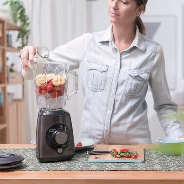 Міксер Black Decker, 1,5 л, 1200 Вт, нержавіюча сталь