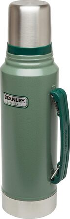 Термос Stanley Classic Legendary, нержавіюча сталь, 1 л, 24-32 год тримає тепло/холод, BPA Free, кришка-чашка, для напоїв, для подорожей