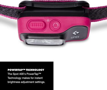 Налобний ліхтар Black Diamond Spot 400, сірий, розмір універсальний, колір Ultra Pink, потужність 400 люменів