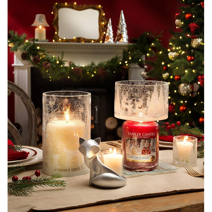 Ароматична свічка Yankee Candle у склі Christmas Cookie, велика, до 150 годин горіння, ідеальний подарунок для жінок