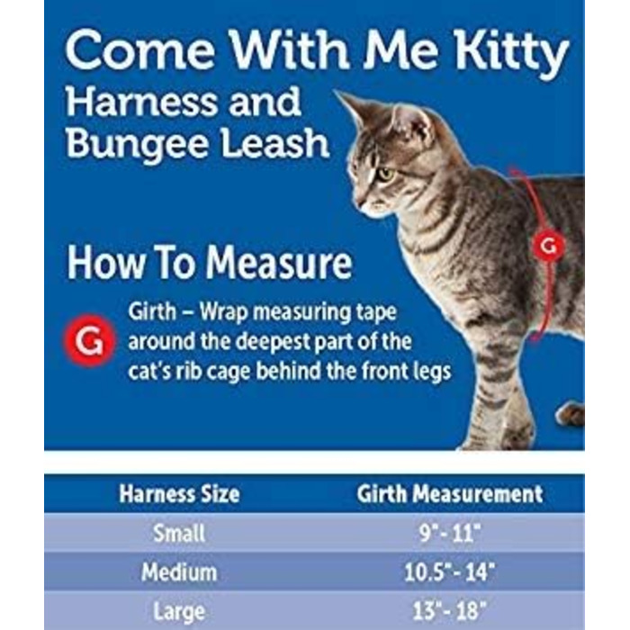 Шлея та еластичний повідець для котів PetSafe Come with Me Kitty, розмір M, червоний/кранбері