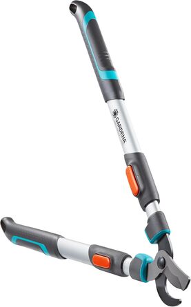 Секатор Gardena TeleCut 650-900 B, телескопічний, байпасний, для свіжої деревини, ергономічні ручки ErgoTec