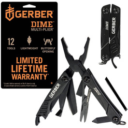 Мультитул Gerber Dime 12 в 1, кишеньковий, чорний