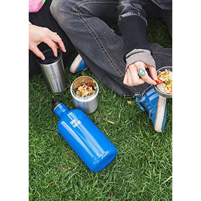 Пляшка з нержавіючої сталі Klean Kanteen з спортивною кришкою, оранжева